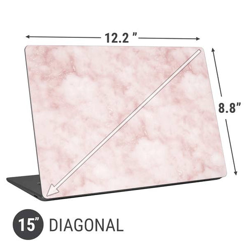 Blush Marble Universal Laptop 15in (12.2 x 8.8in) Skin
